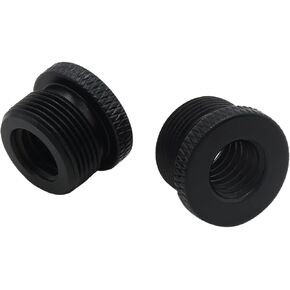 Hitefu 2PCS Mic Stand Adapter, 1/4 Female to 5/8 Male Mic Screw Adapter, Mic Thread Adapter for Microphone Camera Stand Tripod Adapter