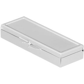 Healifty Box Pill Storage Case Medication Organizer Weekly Stainless Steel 7 Day Pill Case Daily Pill Organizer Pill Storage containers Medicine Organizer Blush Travel Square
