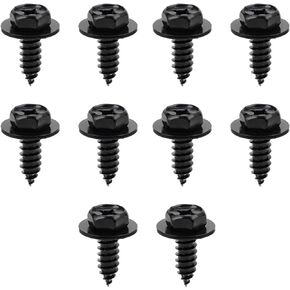 20 PCS Car Fender Liner Screw Bolt, Automotive Bumper Mud Flaps Wheel Wells Screws Bolts 90159-60498 Compatible with Tacoma, Tundra, Highlander, RAV4, Prius, ES300h, GS350
