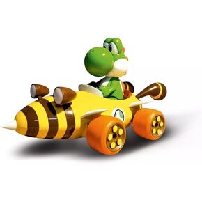 Carrera 181064 RC Official Licensed Mario Kart Bumble V Mario 1:18 Scale 2.4 GHz Remote Radio Control Car with Rechargeable LiFePO4 Battery - Kids Toys Boys/Girls