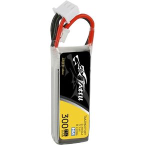 TATTU 2S Lipo Battery 300mAh 7.6V 75C 2S1P Lipo Battery Pack with JST-PHR Plug