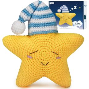 ekaus Crochet Kit for Beginners, Crochet Starter Kit with Step-by-Step Video Tutorials, Crochet DIY Knitting Supplies for Adults Kids, Crochet Rabbits(45%+ Yarn)