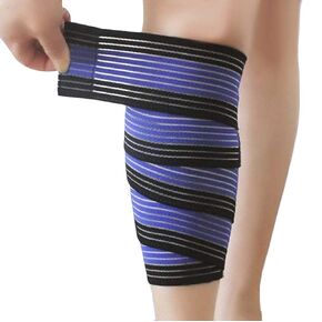 BXT Elastic Breathable Wrap Ankle Support Brace Compression Knee Elbow Wrist Ankle Hand Support Wrap Sports Bandage Strap with Hook & Loop Fastener Straps(A PIECE)