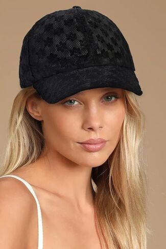 Women's Lace Small Flower Baseball Caps Adjustable Hollow Lace Hat Summer Cap Visor Cap in Saudi Arabia