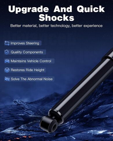 Shocks Struts,ECCPP 2x Rear Shocks Absorbers for Nissan Frontier/Pickup/720/D21,for Toyota T100/Pickup,for Mitsubishi Mighty Max,for Dodge Ram 50/D50,for Mazda B2200/B2600/B2000 344044 Auto Shocks in Saudi Arabia