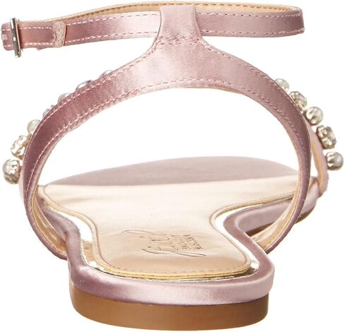 Jewel Badgley Mischka Daria Pearl and Crystal Flat Sandals in Saudi Arabia