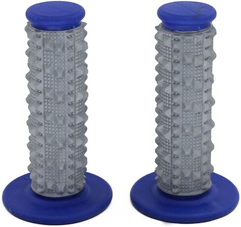 2 قطعة 7/8 بوصة مقابض مقود الدراجة النارية العالمية مقبض وسادة مضاد للانزلاق من المطاط للسباق للدراجة الترابية موتوكروس YZ125 YZ250 YZ426F 450F (أزرق) in Kuwait