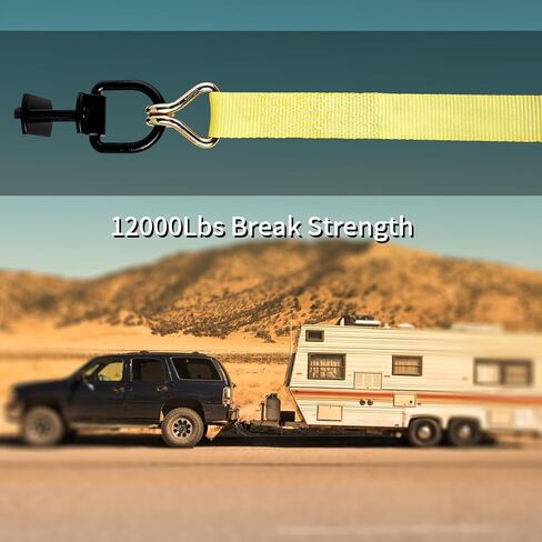 MuHize Bolt-On Forged D Ring - مرساة ربط مقطورة شديدة التحمل مقاس 1/2 بوصة، قوة كسر 12000 رطل للتخييم والشاحنات وربط البضائع (مجموعة من 4) in Kuwait