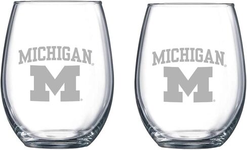 Satin Frost Logo Wine or Beverage Glass Set of 2 (Texas A&M) in Saudi Arabia