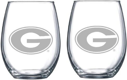Satin Frost Logo Wine or Beverage Glass Set of 2 (Texas A&M) in Saudi Arabia