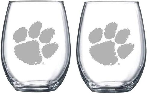 Satin Frost Logo Wine or Beverage Glass Set of 2 (Texas A&M) in Saudi Arabia