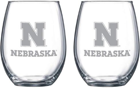 Satin Frost Logo Wine or Beverage Glass Set of 2 (Texas A&M) in Saudi Arabia
