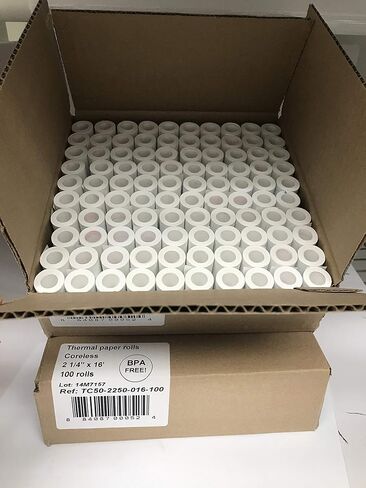 Poynt 2 1/4" X 16' Coreless Thermal Paper Rolls (200 Rolls) in Saudi Arabia
