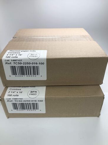 Poynt 2 1/4" X 16' Coreless Thermal Paper Rolls (200 Rolls) in Saudi Arabia