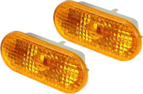 Front Left Right LED Clearance Side Marker Signal Lights Cover Lens Lamp Assembly for VW Caddy 1996-2015 White 1 Pair in Saudi Arabia