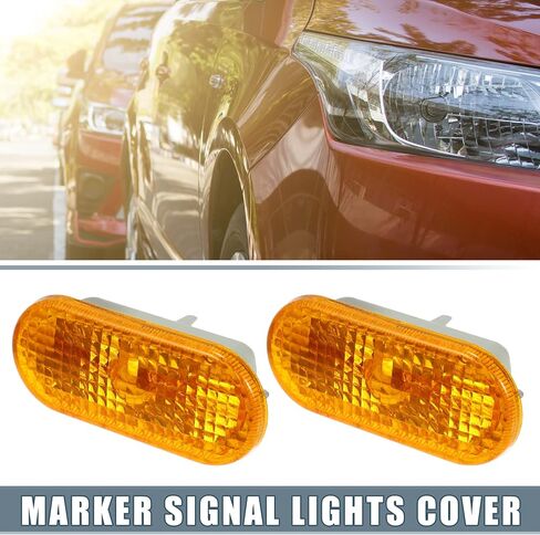 Front Left Right LED Clearance Side Marker Signal Lights Cover Lens Lamp Assembly for VW Caddy 1996-2015 White 1 Pair in Saudi Arabia