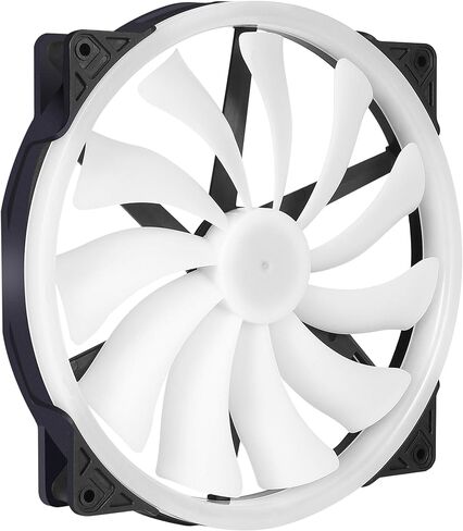 upHere P200CF-200mm مروحة إصدار LED قوس قزح هيدروليكية لحالات الكمبيوتر، P200CF in Kuwait