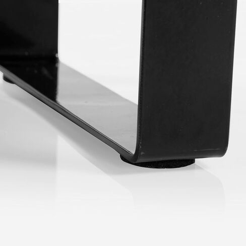 Dual Monitor Riser Stand With Phone,Head Phone Holder,Laptop Dock And Book Shelf (44 (Width) X 8 (Depth) X 5 (Height) Inches ) Large Glossy White in Saudi Arabia