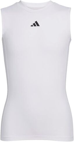 adidas Boys' Moisture Wicking Techfit Compression Shirt Sleeveless in Saudi Arabia