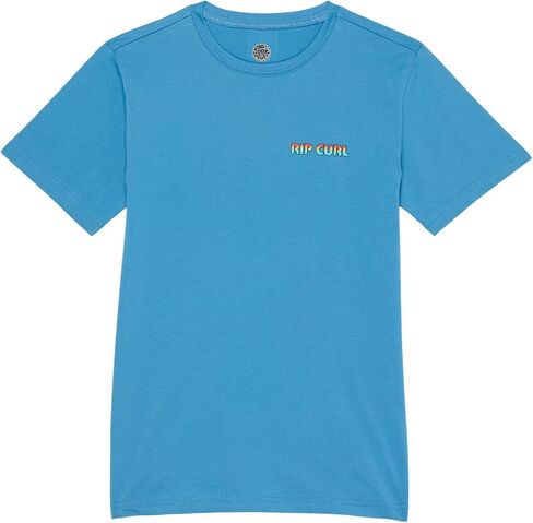 Rip Curl Boy's Icons Short Sleeve UV (Big Kids) Ocean 12 Big Kid in Saudi Arabia