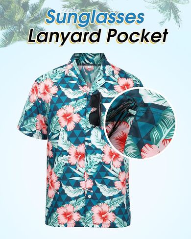 Men's Hawaiian Matching Set Summer Beach Outfits 2 Piece Flower Tropical Short Sleeve Cuban Shirts and Shorts Suits in Saudi Arabia