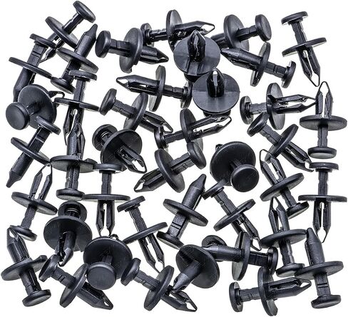 Rexka 40pcs M7.0x20 Fender Liner Side Radiator Shield Push Pin Retainer Clip 6506132AA for Chrysler 300 200 Sebring Dodge Charger Challenger Durango Magnum Stratus Jeep Wrangler Grand Cherokee in Saudi Arabia