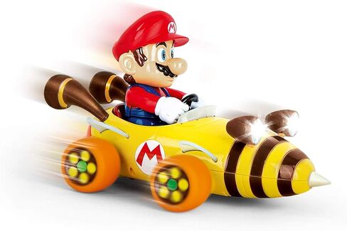 Carrera 181064 RC Official Licensed Mario Kart Bumble V Mario 1:18 Scale 2.4 GHz Remote Radio Control Car with Rechargeable LiFePO4 Battery - Kids Toys Boys/Girls in Saudi Arabia