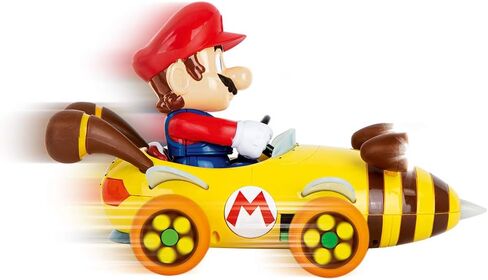 Carrera 181064 RC Official Licensed Mario Kart Bumble V Mario 1:18 Scale 2.4 GHz Remote Radio Control Car with Rechargeable LiFePO4 Battery - Kids Toys Boys/Girls in Saudi Arabia