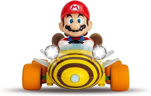 Carrera 181064 RC Official Licensed Mario Kart Bumble V Mario 1:18 Scale 2.4 GHz Remote Radio Control Car with Rechargeable LiFePO4 Battery - Kids Toys Boys/Girls in Saudi Arabia