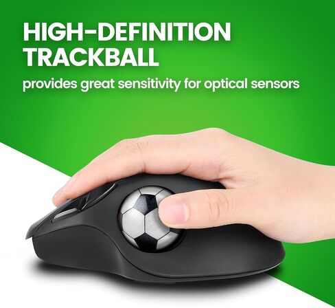 كرة التتبع الرياضية Perixx PERIPRO-303FTB مقاس 1.34 بوصة - تصميم كرة القدم الممتع - متوافق مع M570، M575، PERIMICE-517/520/717/720، وغيرها من ماوس كرة التتبع مقاس 1.34 بوصة in Saudi Arabia