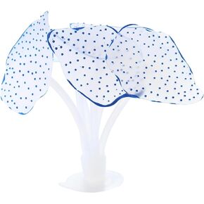 Silicone Glowing Simulation Coral, Fluorescence Aquatic Artificial Coral for Aquarium (Blue)
