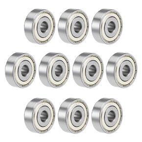 uxcell 638ZZ Deep Groove Ball Bearings 8mm x 28mm x 9mm Double Shielded Chrome Steel P6(ABEC3) 10pcs