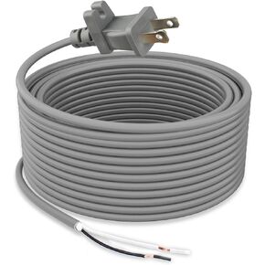 36ft Vacuum Cleaner Power Cord 17AWG 12 Amp Replacement for Shark Navigator Lift-Away Pro NV355CS NV356 NV356E NV356K NV356KCS NV357 Upright Vacuum Compatible with Bissell Power Force Helix # 2191