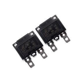 6 Amps Thermal Circuit Breakers 125/250VAC 32VDC Automatic Reset Relay Fuse Current Overload Protector Switch 6A 2 Pack