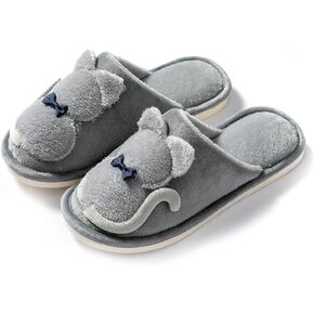 Indoor Winter Scuff Slippers for Women, Adorable Warm Slippers