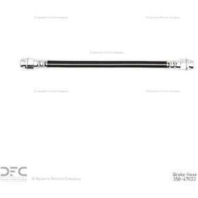 Dynamic Friction Company Front Brake Line Hose 350-47022 For 1967-1968 Chevrolet Camaro, 1968 Chevrolet Chevy II
