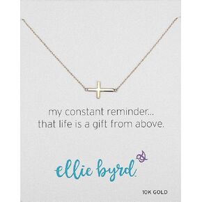 ellie byrd 10k Yellow Gold Necklace, 18"