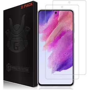 2 Pack Screen Protector for Samsung Galaxy S21 FE 5G (FE Version Only) - Tempered Glass Screen Saver, Phone Case Friendly, Lifetime Replacement, Protective Screen Cover for Samsung S21FE