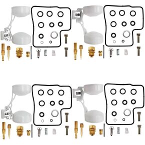 4-Pack Carburetor Repair Kit Carb Rebuild Kits Replacement for Honda Goldwing 1200 GL1200 1984-1987