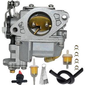 3303-895110T01 Carburetor Fit for 2006-2008 Mercury Mercruiser Quicksilver 8HP 9.9HP 4-Stroke Outboard Motor，Replace 303-895110T11 3303-8M0104462 1300-8M0167272