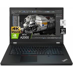 Lenovo ThinkPad P17 Gen 2 17.3" 4K UHD (Intel 8-Core i7-11800H,128GB RAM, 4TB PCIe SSD, NVIDIA RTX A2000 4GB) IPS Mobile Workstation Laptop, 2 x Thunderbolt 4, Backlit KB Fingerprint, Win 11 Pro