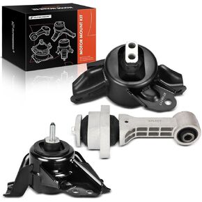 A-Premium Engine Motor and Torque Strut and Transmission Mount Kit Compatible with Kia Soul 2014-2019 2.0L, Automatic Transmission, 3-PC Set, Replace# 21950-1R000