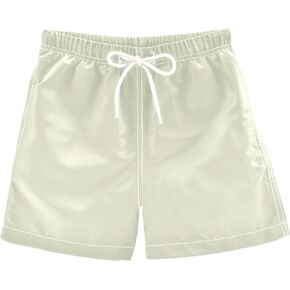 Black Boy's Swim Trunks Boys Toddler Bathing Suits Swimwear Pants Mesh Lining Short Wears for Kids Teens 2T