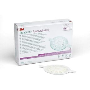 Tegaderm High Performance Adhesive Foam Dressing 4-1/2" x 4" Small Oval (Box of 10 Each)