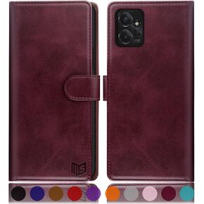 SUANPOT for Motorola（Moto G Power 2023） Wallet case 【RFID Blocking】 Credit Card Holder, Flip Folio Book PU Leather Phone case Shockproof Cover for Women Men Power2023 Black