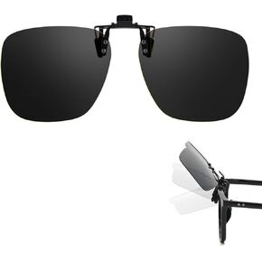 Polarized Clip on Sunglasses Over Prescription Glasses UV400 Protection (Including Non-flip Up & Flip Up) TS-CO-103