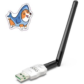Class 1 Long Range Bluetooth Adapter for PC, QGOO USB Bluetooth Adapter for PC 5.3+EDR, Bluetooth Dongle Bluetooth Receiver Support Windows10/8.1/8/7（white-059）