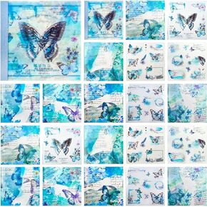 Vintage Sticker Book for Junk Journals,10 Sheets Washi Sticker 10 Sheets Pet Stickers for Scrapbooking Journaling Supplies Flowers and Quotes Vintage Scrapbook Stickers for Adults DIY Art Paper Crafts