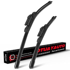 OTUAYAUTO Premium Windshield Wiper Blades - Replacement for Chevy Silverado 14-18, GMC Sierra 14-18 - Precision Fit, All-Weather Performance, Top Lock Front Window Wiper Blades - 22"+22" (Pack of 2)