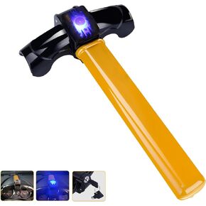 Steering Wheel Lock with Alarm, Anti-Theft Heavy Duty Car Lock Device with Bright Warning Flashing Light, Universal Fit Car Security Lock for Vehicle Van SUVs Truck